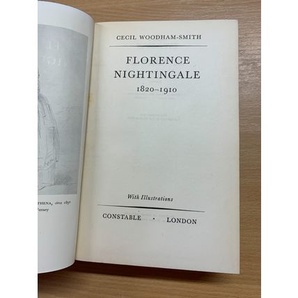 1950 "FLORENCE NIGHTINGALE" 1ST ED CECIL WOODHAM-SMITH ILLUSTRATED HB BOOK (P5)
