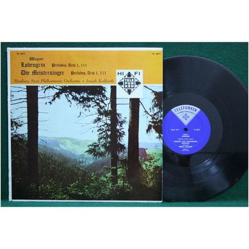 Keilberth - Wagner: Lohengrin/Meistersinger Preludes - TC 8019 - EX-