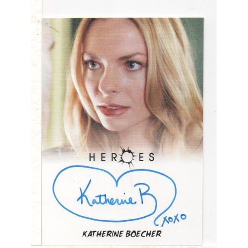 SIGNED CARD - HEROES ARCHIVES KATHERINE BOECHER - ALENA (2010)