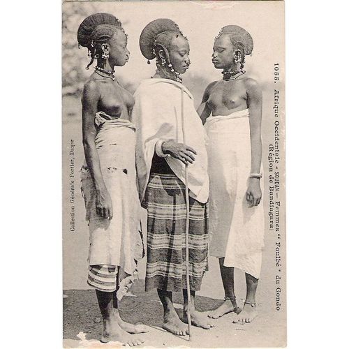 CARTE POSTALE - AFRIQUE NOIRE - FEMMES FOULBE