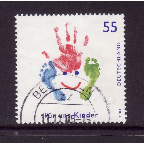 GERMANY 2004 55c YOUTH PHILATELY FINE USED#