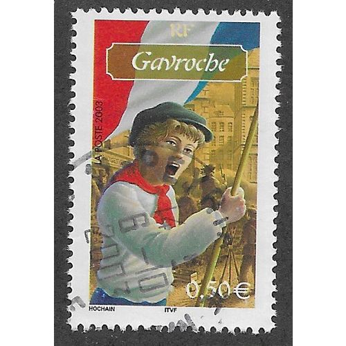 FRA 2003 50c 'LITERATURE - GAVROCHE' FINE USED (EBID55-995)