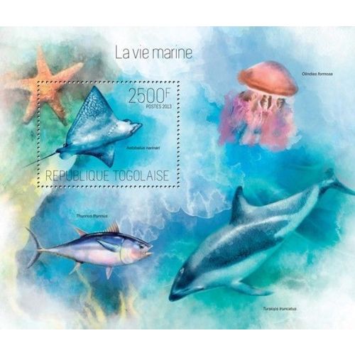 TOGO 2013 SHEET MNH VIE MARINE MARINE LIFE VIDA MARINA 7A