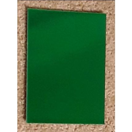 New. Pack of 8 green mirror card A6