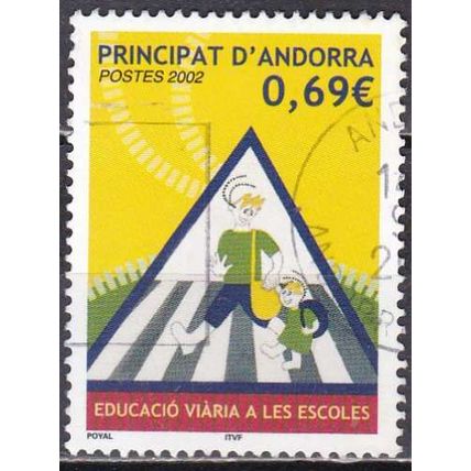 ANDORRE ( Andorra ) N° 565 YVERT OBLITERE ( USED )