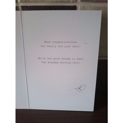 Driving Test Cards - 003