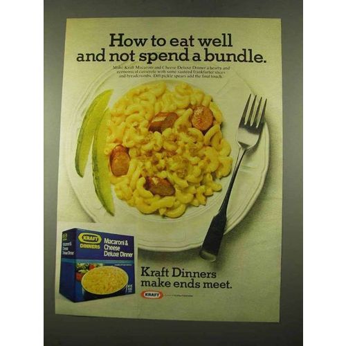 1975 Kraft Macaroni & Cheese Deluxe Dinner Ad