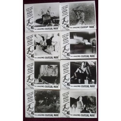 AMAZING COLOSSAL MAN, The (1957) original release UK FOH cards