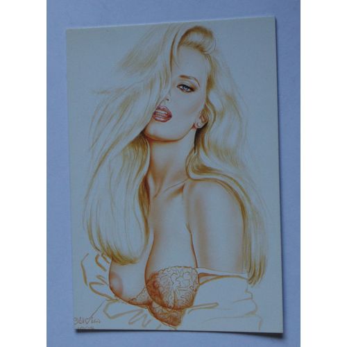 Olivia 3 Ladies, Leather & Lace Base trading card # 4 (A) 1994, Comic Images