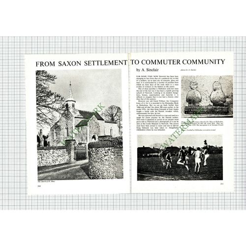 9160) Hellesdon Norfolk - 1972 Article