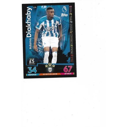 Match Attax 2018/19 173 Adama Diakhaby Huddersfield Town