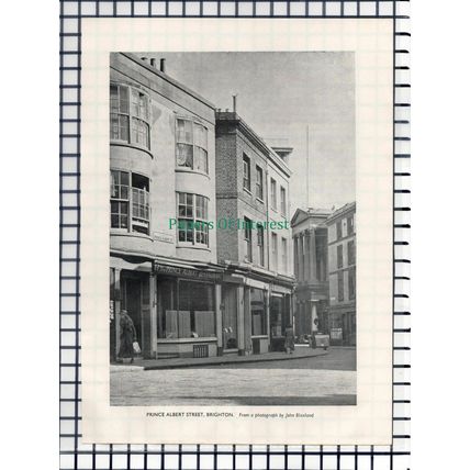 (6772) Prince Albert Street Brighton Sussex Restaurant - 1953 Cutting