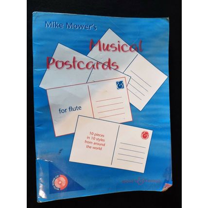 Musical Postcards for Flute, 10 pieces, Mike Mower 1997 NO CD