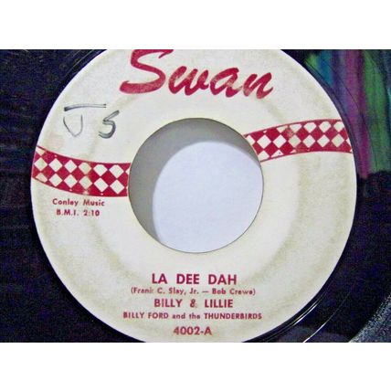 Billy & Lillie-La Dee Dah / Billy Ford-The Monster-45rpm-1958-VG