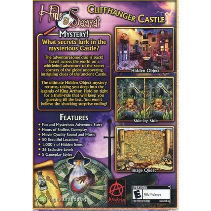 Hide & Secret 2: Cliffhanger Castle (PC-CD, 2008) for Windows - NEW in Small BOX