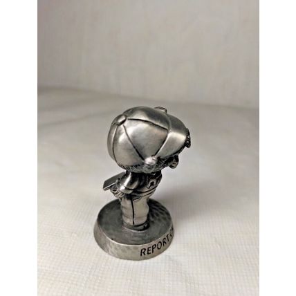 "Report Card Day" Figurine Bear - Fine Pewter AVON 1984 - Fast Free Shipping!