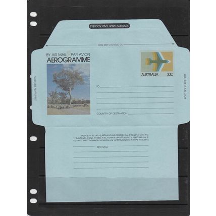 Australia 33c Aerogramme unused VGC
