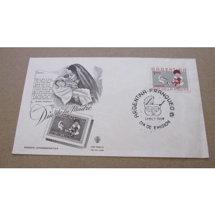 1959 Argentina FDC Cover - Children's Welfare N2
