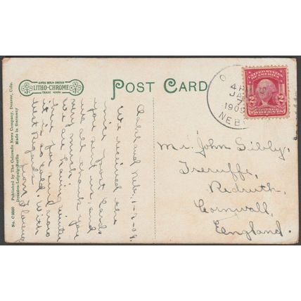 Jim Creek, near Jamestown, Colorado, 1909 - Colorado News Co Postcard
