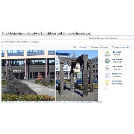 Bronzen beelden Eric Claus : Twee ontwerpen voor Stadhuis Gorinchem, 1994/95