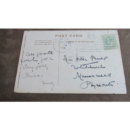 1905 Postcard - Hans Anderssen's Fairy Tales - Wild Swans -Artist Sydney Carter