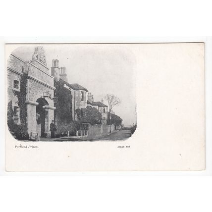 The Prison Portland Postcard Dorset JW & S