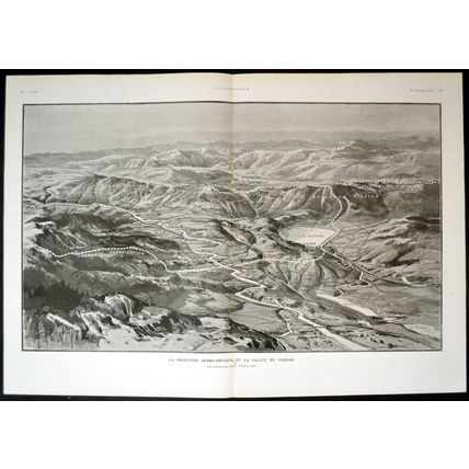 SERBO-GREEK BORDER AND THE VARDAR VALLEY 1915 Louis Trinquier WORLD WAR I