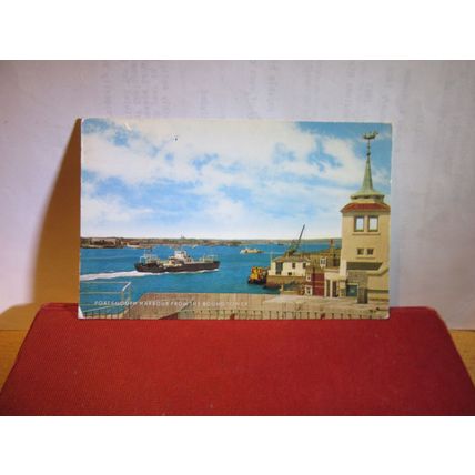 PORTSMOUTH HARBOUR, HAMPSHIRE used postcard by J. Salmon 1968 postmark =