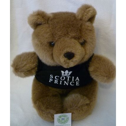 RARE SCOTIA PRINCE TEDDY BEAR with BLUE T-SHIRT cruise & ferry line OOB in 2004