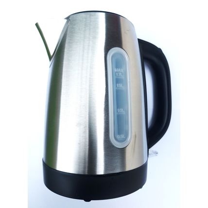 NEW STAINLESS STEEL ELECTRIC KETTLE 1.7 Litre– 360 SWIVEL BASE – WATER INDICATOR