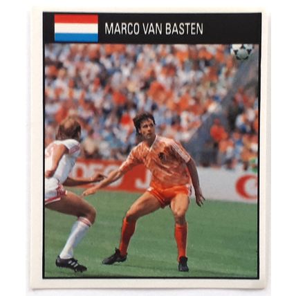 ORBIS WORLD CUP ITALIA 90 Marco Van Basten Holland Sticker #137