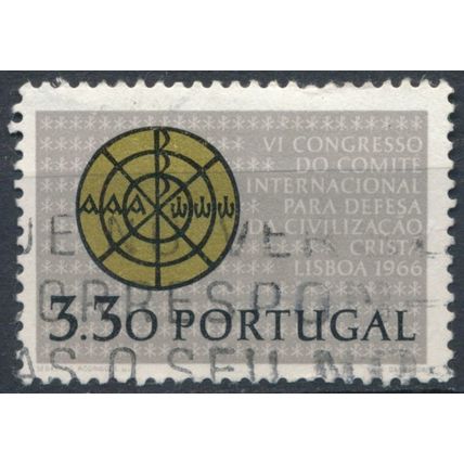 6ᵗʰ Congress Defence Christian Culture: 3.30e - Portugal 1966 - FH - MiNr 1001