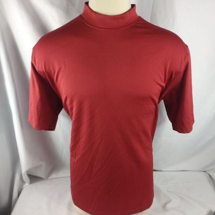 Greg Norman Men's Play Dry Moisture Wicking Golf T-Shirt, Maroon, Size XXL