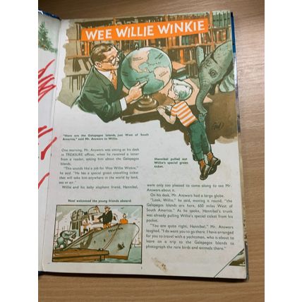 1966 "TREASURE ANNUAL 1967" ILLUSTRATED HARDBACK BOOK (P4)