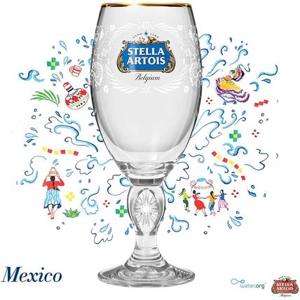 Stella Artois Chalice-Better World-2019 Limited Ed Mexico Chalice-33 cl-NEW-FAST