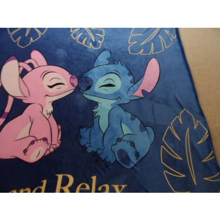 Disney Primark Stitch & Angel Double Fleece Duvet Cover No Pillowcases