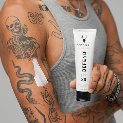 Mad Rabbit Tattoo Care Bundle Kit (3-Piece) Repair Soothing Gel, Enhance Balm &