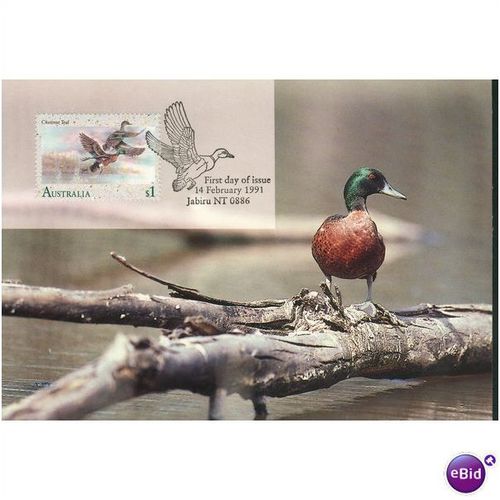 Australia FDI Postcard set 1991 - Water Birds