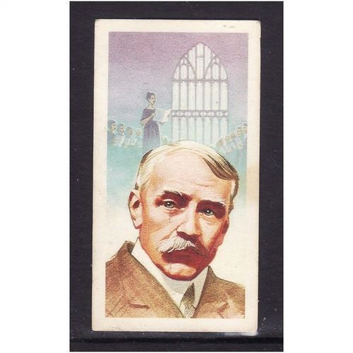 Brook Bond Famous People Sir Edward Elgar Card No 21 Mint