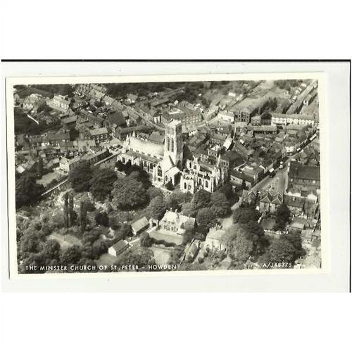Yorkshire HOWDEN Minster Church Postcard by Aerofilms