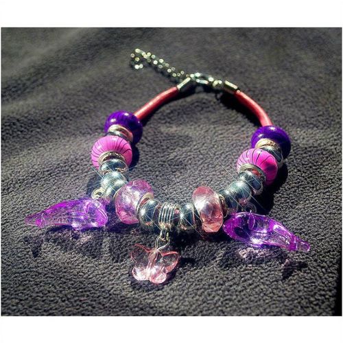 Fully Loaded Bracelet Dolphin Butterfly Charms European Beads Jewellery 1977