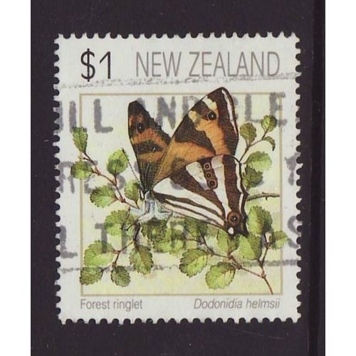 New Zealand 1991 SG 1635 Used - Butterflies (D-737)