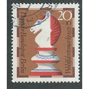BERLIN -1972 20pf + 10 'HUMANITARIAN FUNDS' FINE USED (EBID44-792)