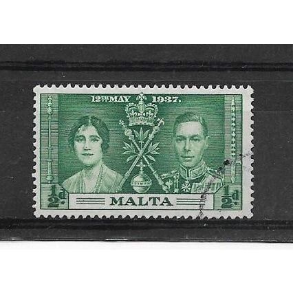 Malta.SG214 1/2d Green.Fine Used.Mar17a