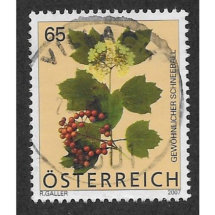 AUT 2007 65c 'FLORA DEFINITIVES ' FINE USED (EBID56-295)