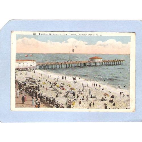 New Jersey Asbury Park Bathing Grounds At The Casino~1732