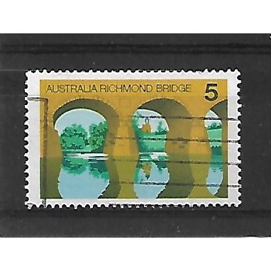 Australia.SG627 5c Richmond Bridge,Tasmania.Fine Used.Sep20b