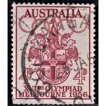 AUSTRALIA, 1956 4d Olympic Games, SG 290 (Scott #288), used