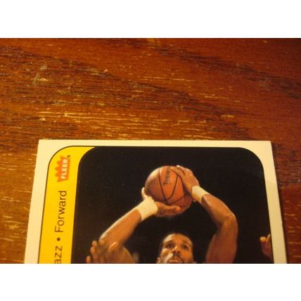 1986/87 Fleer, Sticker Insert, ADRIAN DANTLEY, Jazz, #3, HOF