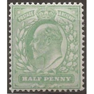 1911 Harrison Perf 14 SG267 1/2d Yellow-Green Unmounted Mint . .